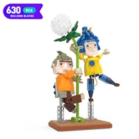 moc takes two game anime figure action character building block set model bricks creativitying friends toys for children