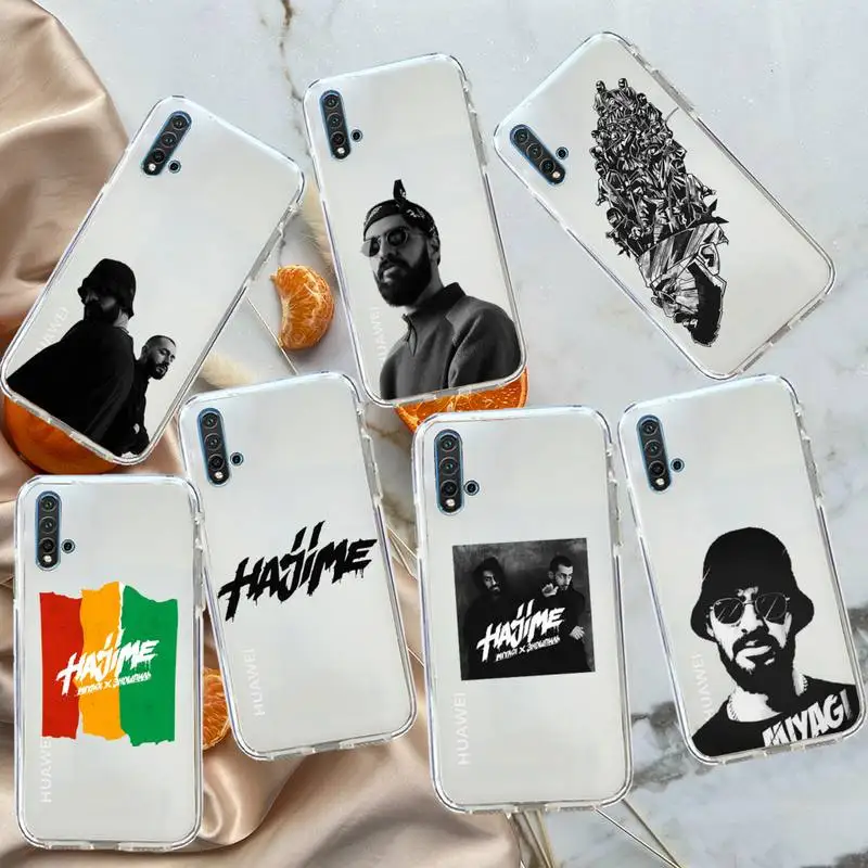 

Hajime MiyaGi Andy Panda Phone Case Transparent for Huawei honor P mate 40 20 30 10 50 i 9 x mate pro lite 8a