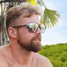 Мужские солнцезащитные очки KINGSEVEN, черные солнцезащитные очки с поляризационным зеркальным покрытием, дизайнерские, 2020