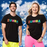 new zumba yoga suit zumba dance suit fitness summer suit new aerobics suit sportswear mens and womens yoga exercise top race t