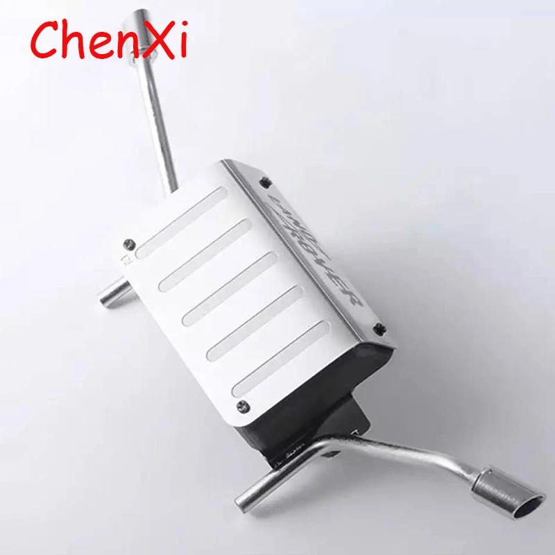 

Simulation Metal Fuel Tank Exhaust Pipe for 1/10 Traxxas TRX-4 Land Rover RC Car Novel appearance exquisite workmanship K09