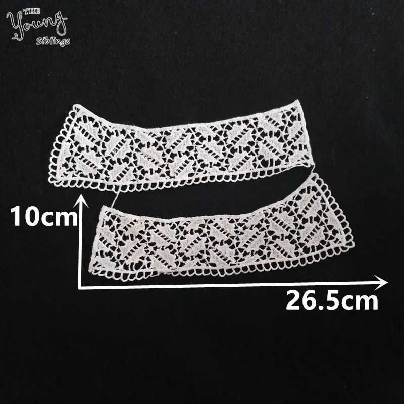 New arrive Sewing Lace Applique Neckline Exquisite Decoration DIY Trim Embroidery Fabric Accessories Collar Craft supplies | Дом и сад