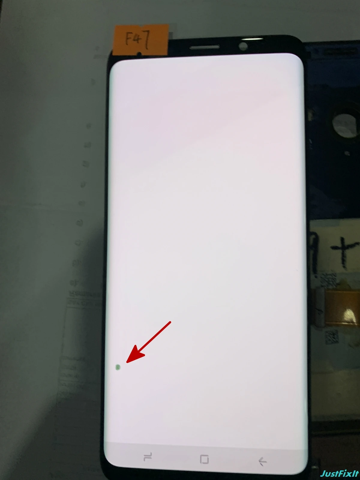 F47 Супер AMOLED для samsung Galaxy S9 Plus G965F G965U S9plus ЖК-дисплей сенсорный экран дигитайзер дефект черное пятно - Цвет: F47