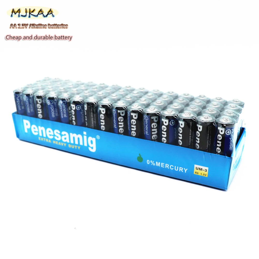 70 шт. AA 1 5 В батареи R06 R6 сухие элементы цинк карбон SUM4 2A используется для часов