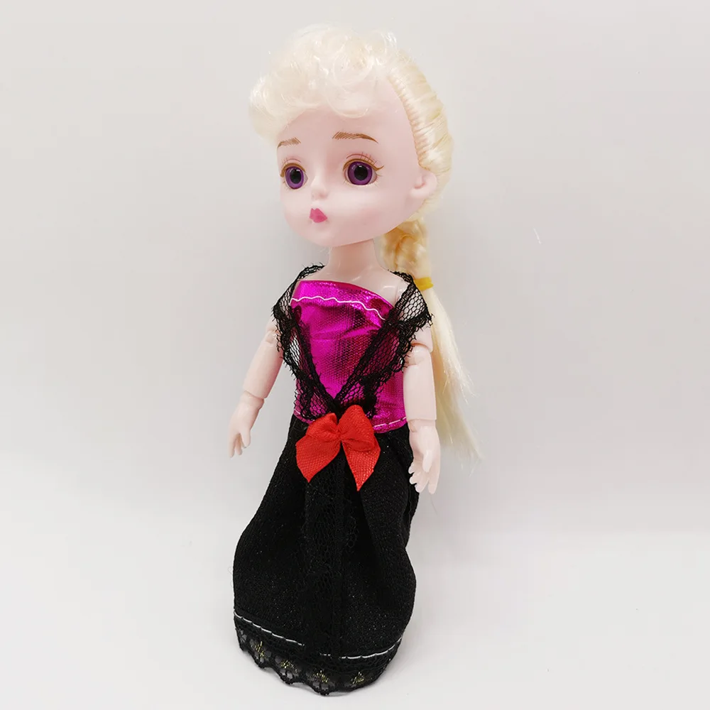 Новые аксессуары для кукольной одежды Одежда для 1/12 16 см BJD куклы игрушки для девочек модное платье куклы аксессуары