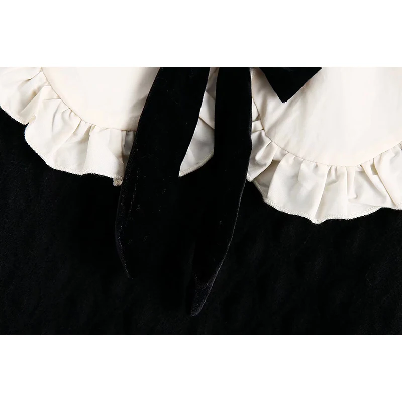 Женский трикотажный свитер KONDALA Za однотонный черный пуловер с длинным рукавом и