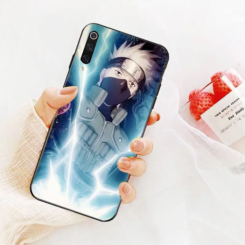 

Ninja Kakashi Teacher Phone Case For Redmi 9A 8A 7 6 6A Note 9 8 8T Pro Max Redmi 9 K20 K30 Pro Black Soft TPU Case