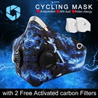 Маска с фильтром для рта для верховой езды модные пыльца pm2.5 воздушный фильтр Байкер половина уход за кожей лица, против пыли запаха тумана смываемая маска