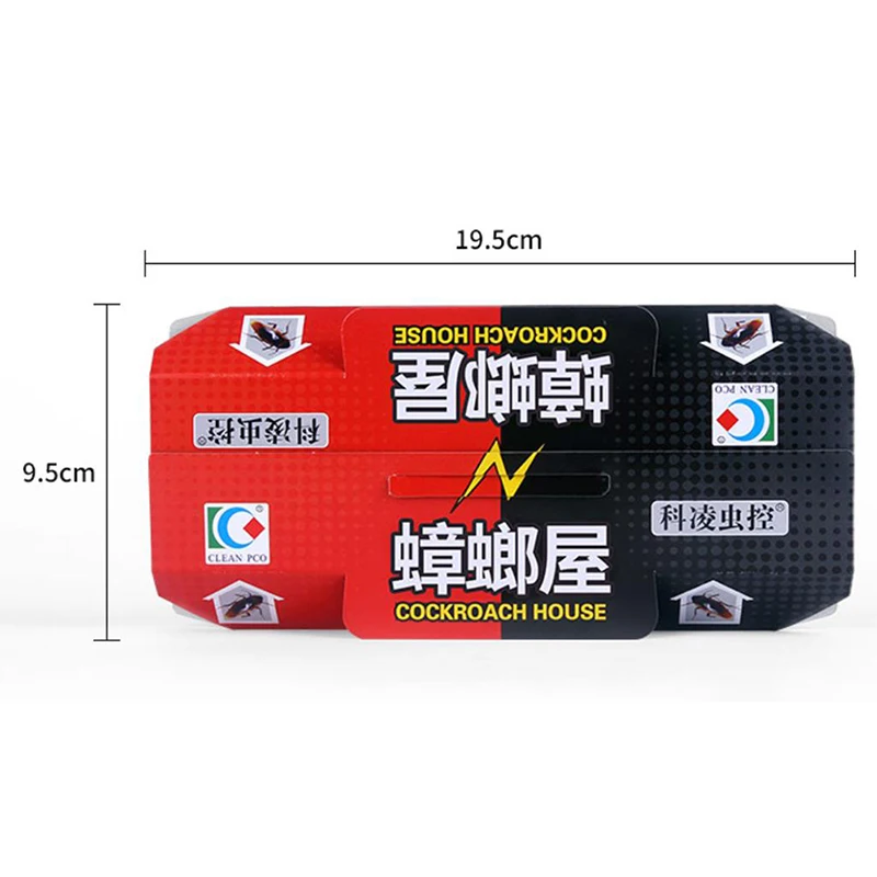 

5Pcs Cockroach House Cockroach Trap Repellent Killing Bait Strong Sticky Catcher Traps Insect Pest Repeller Eco- friendly