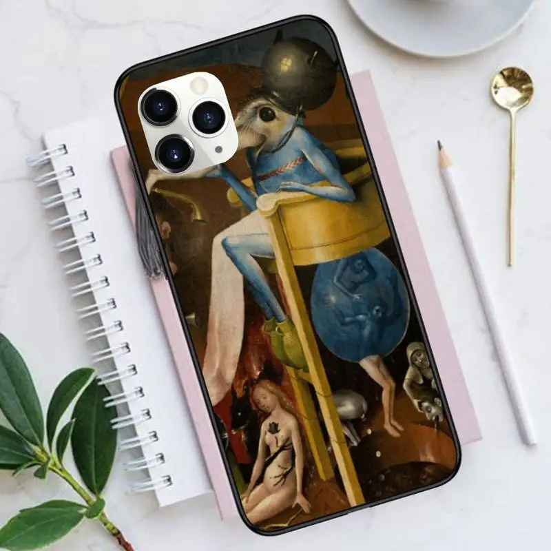 

Hieronymus Bosch Art paintings Phone Case for iPhone 11 12 mini pro XS MAX 8 7 6 6S Plus X 5S SE 2020 XR