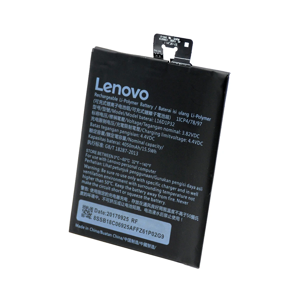 Оригинальный планшетный аккумулятор L16D1P32 литий-полимерный для Lenovo Phab2 Plus с