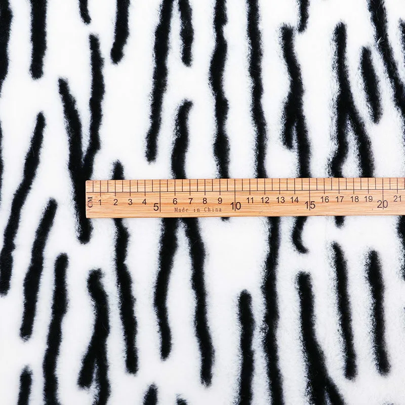 Искусственный кроличий мех с принтом тигра диван-Зебра плюшевая игрушка модная