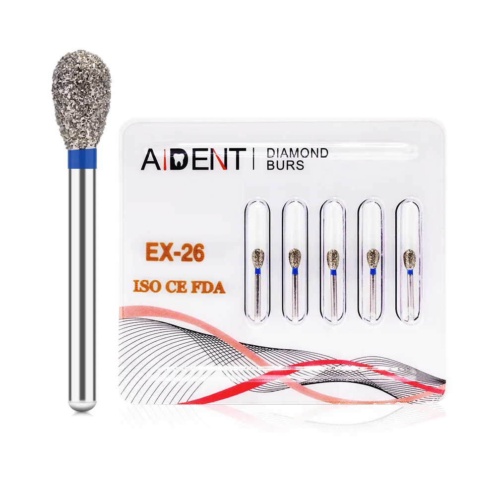 

EX-26 Teeth Whitening 50pcs/10packs Diamond Bur FG Drills Dental Lab Tools High Speed Dentistry Material