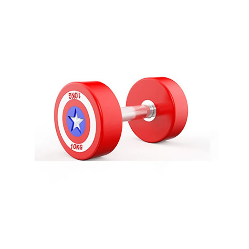 Гантели для коммерческих личных тренировок из полиуретана Прорезиненные