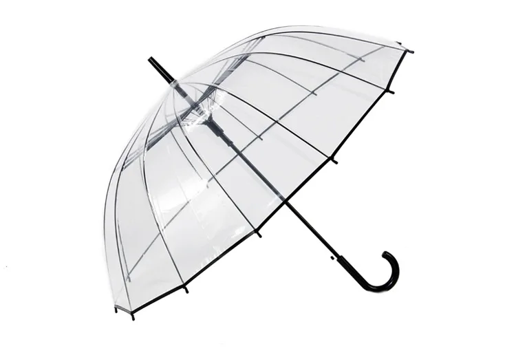 

outdoor transparent umbrella clearance wedding decoration dome shape Long-Handle Automatic umbrella