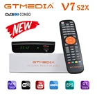 GTMedia V7S2X спутниковйы ТВ-приемник, DVB-S2 S2X 1080P с USB Поддержка wi-fi Европы DVB-S2X для Freesat V7S HD обновленная версия