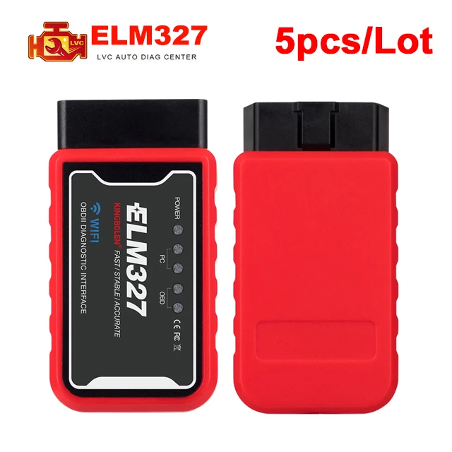 5 шт./лот ELM327 WiFi Bluetooth V1.5 PIC18F25K80 чип OBDII диагностический инструмент IPhone/Android/ПК ELM 327 в