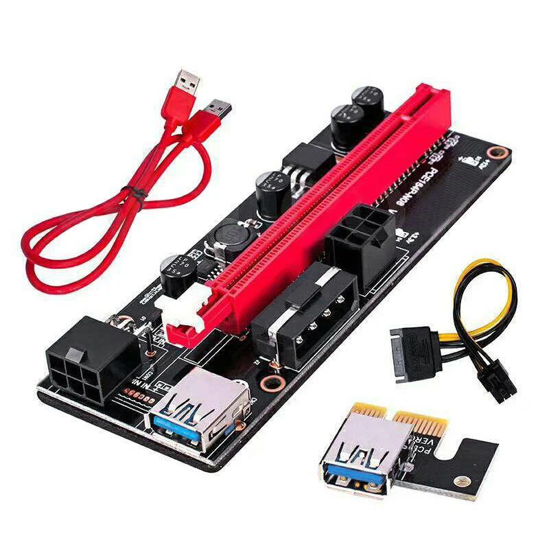 60 см Ver009S Pci-E Riser Card Pcie 1X к 16X Usb 3 0 кабель для передачи данных Bitcoin Mining | Электроника