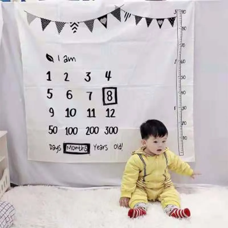 Фон для фотосъемки с рисунком из мультфильма одеяла новорожденных фон