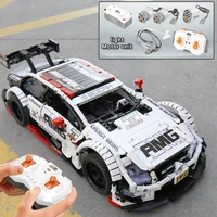 23012 super racing car amg c63 compatible high tech moc 6687 6688 building block bricks educational toys christmas gift with led