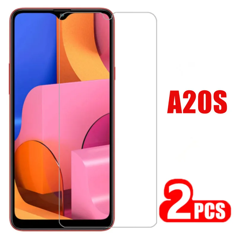 

2pcs 9H Tempered Glass For Samsung A20s Galaxy a 20s Safety Screen Protector on samsung A 20 S A20 s Phone Protective Glass