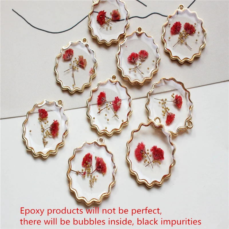 Минимальный заказ 20 шт./лот сушеные цветы/бусины сердечник геометрические