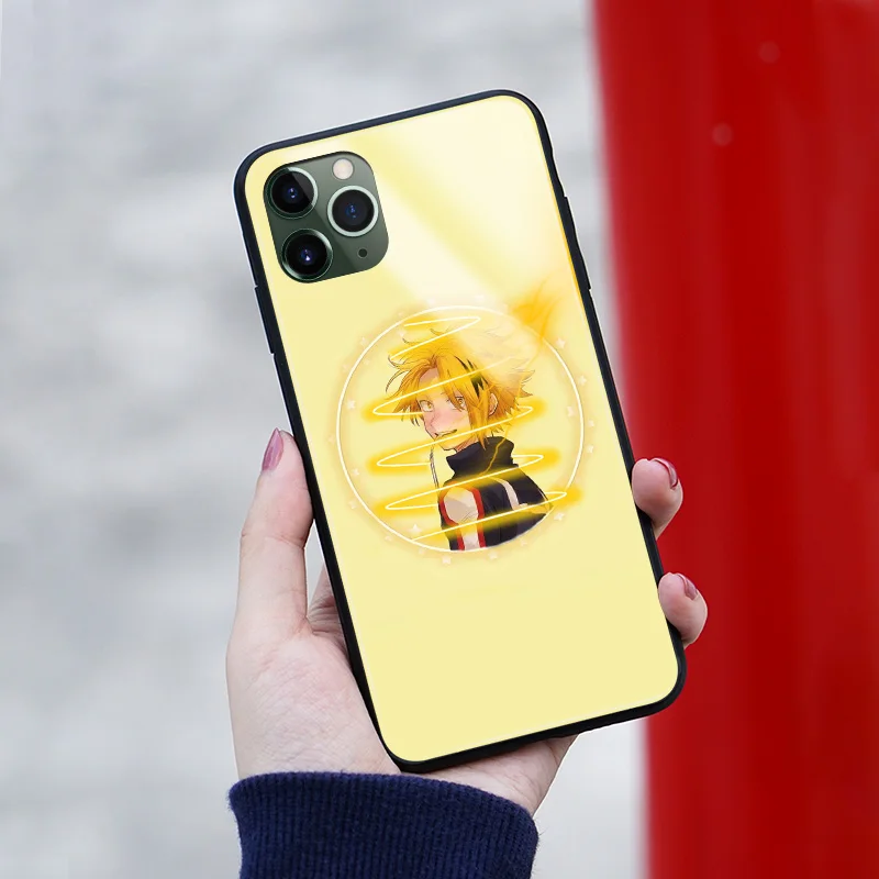 Защитный чехол для телефона Denki Kaminari My Boku no Hero академия мягкий силиконовый iPhone SE 6 7