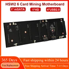 Материнская плата для майнинга ETH HSW2 HSW3 DDR3 CPU 4 * USB2.0 Поддержка 68 PCIEX16 слот видеокарта GPU для BTC Ethereum Miner Rig