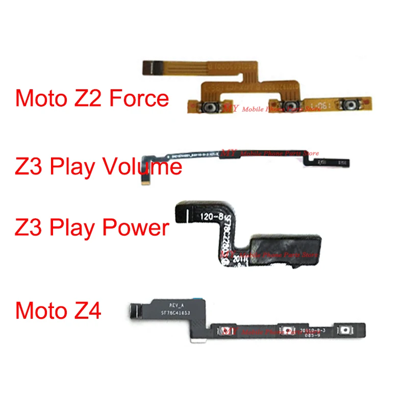 

Power And Volume Flex Cable For Motorola Moto Z / Z2 Force / Z3 Play / Z4 Volume Power ON OFF Switch Side Buttons Flex Cable