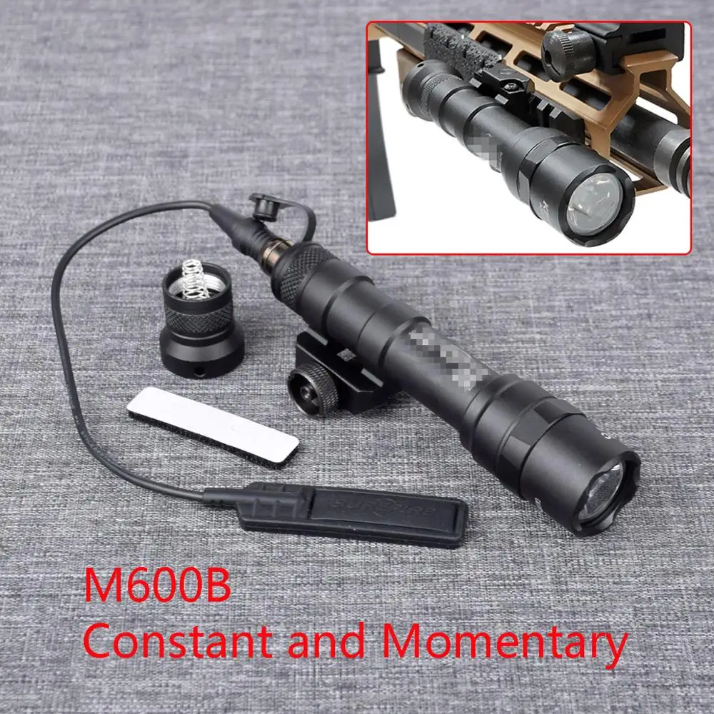 Тактическое оружие светильник светодиодный вспышка M600 M600B мини Скаут для