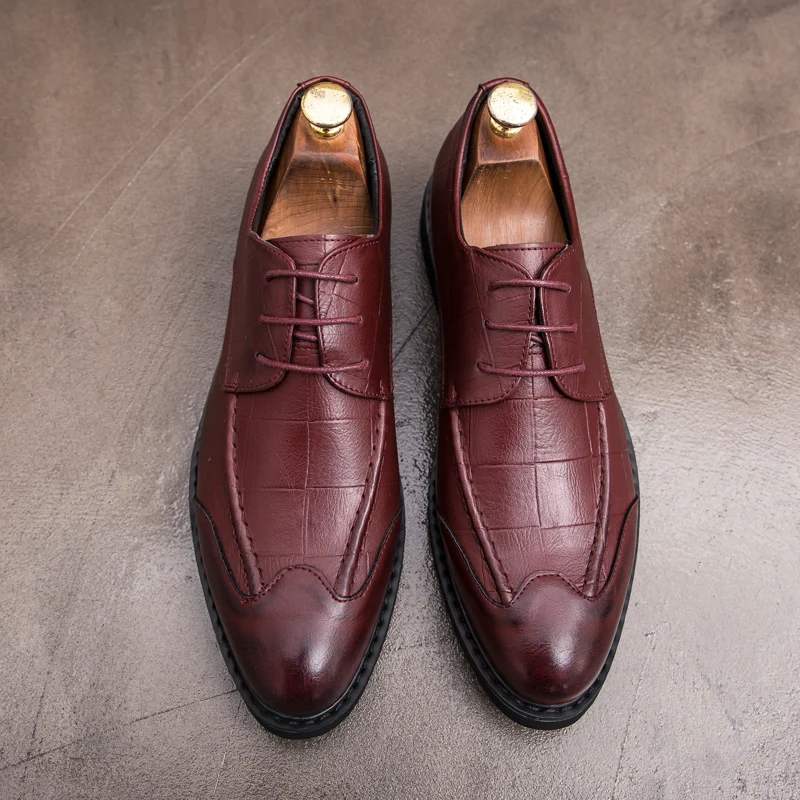 Misalwa многофункциональные Мужские броги в стиле ретро свадебные туфли хорошо