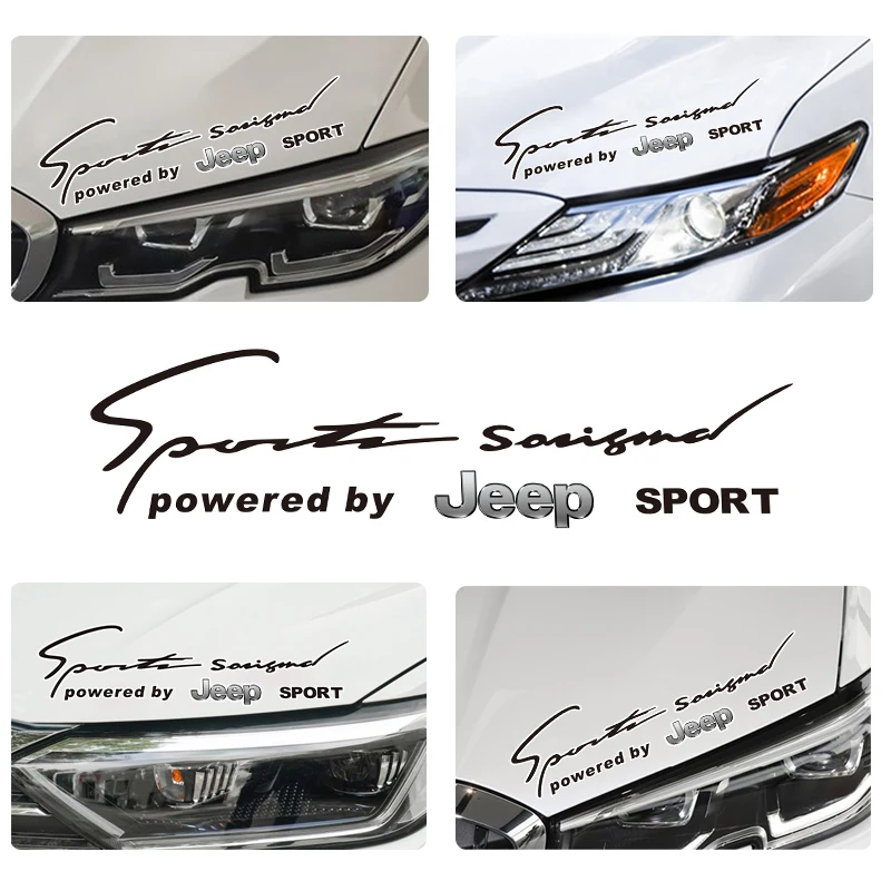 Автомобильная креативная наклейка крутая легкая для бровей Jeep Renegade Compass Patriot Grand