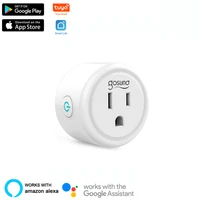 gosund smart plug 2 4g wifi outlet us standard electrical socket work with alexa and google home remote control no hub required