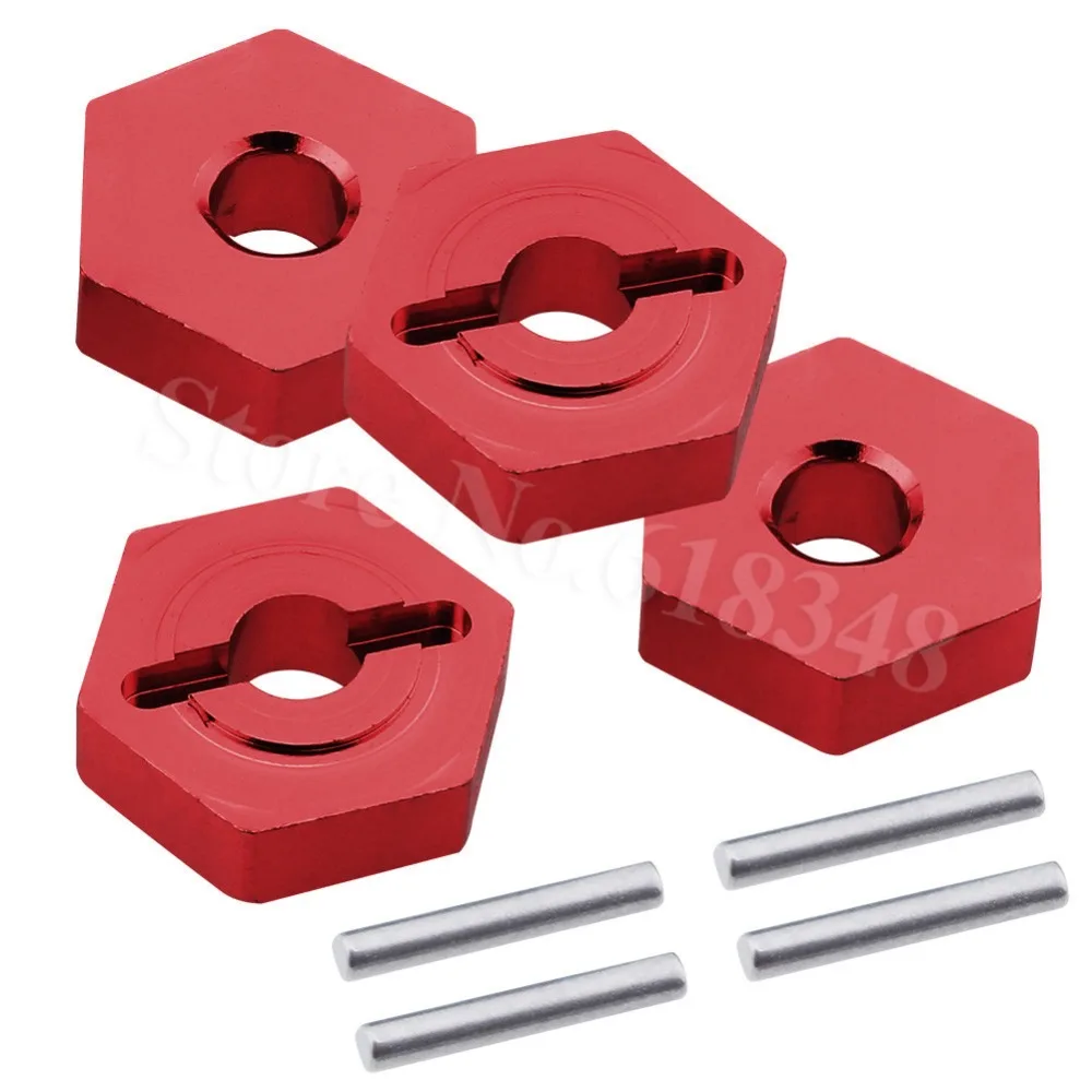 Алюминиевые ступицы колеса 12 мм 4 шт. шестигранные с штифтами 1 5x9 5 для Traxxas 1/16 Slash 4WD