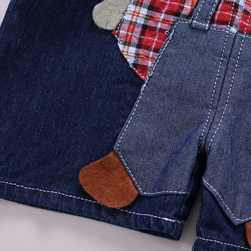 IENENS 1-3Y Summer Infant Boy Casual Shorts Overalls Baby Toddler Boys Jeans Dungarees Child Kids Denim Trousers Short Pants | Детская
