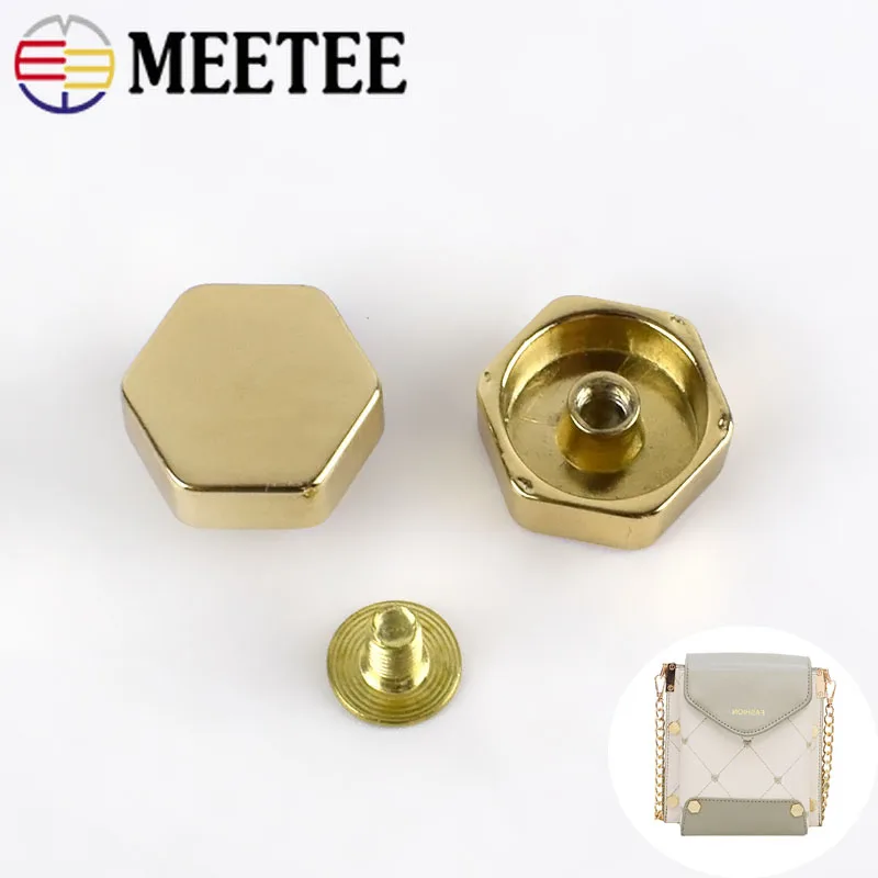 20 шт заклепки винт для сумок фурнитура сумки декоративные кнопки Шпильки Гвозди