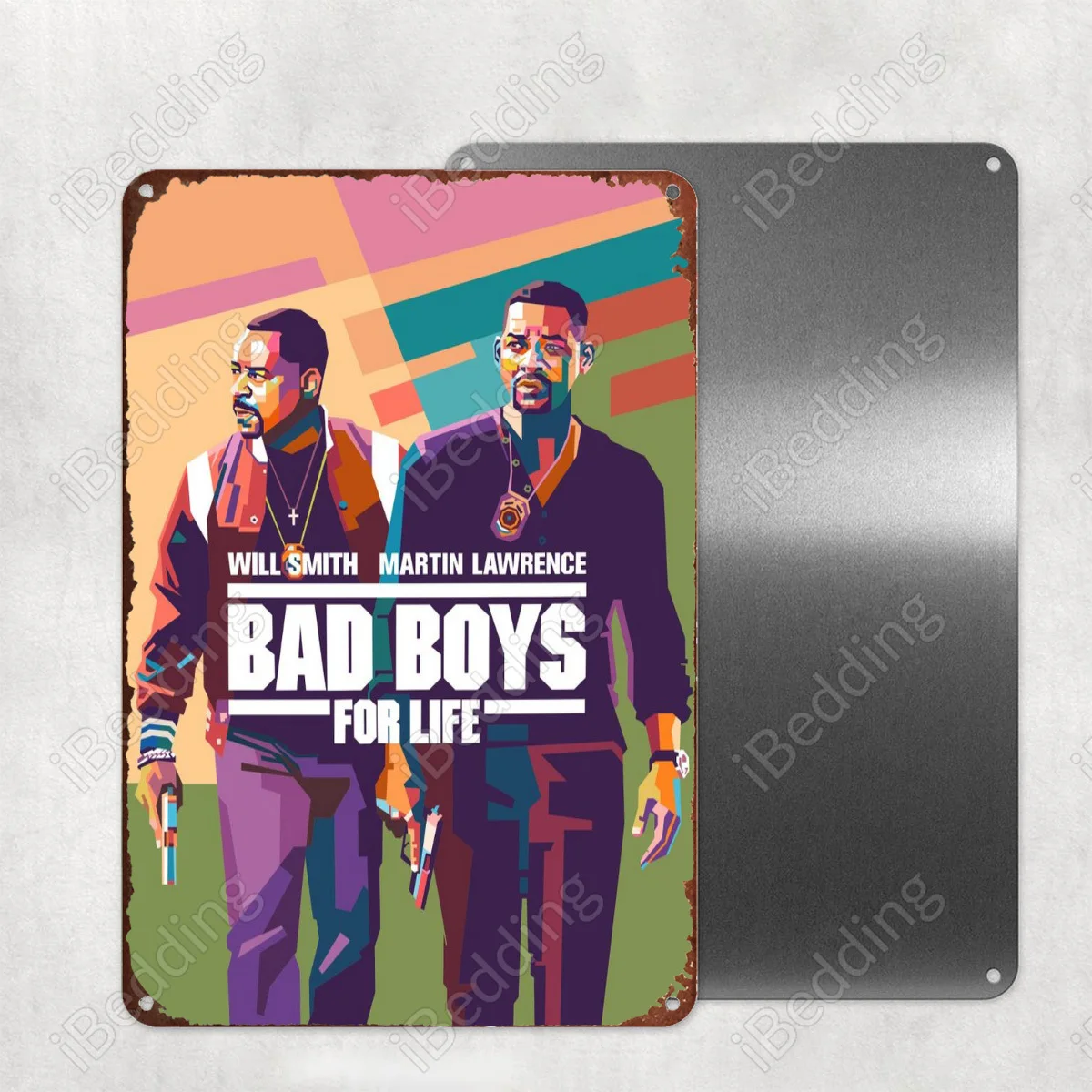 

Старинные металлические знаки Bad Boys for life, 20 х0 см, под заказ, номерные знаки, ретро-табличка, железная живопись, домашний декор