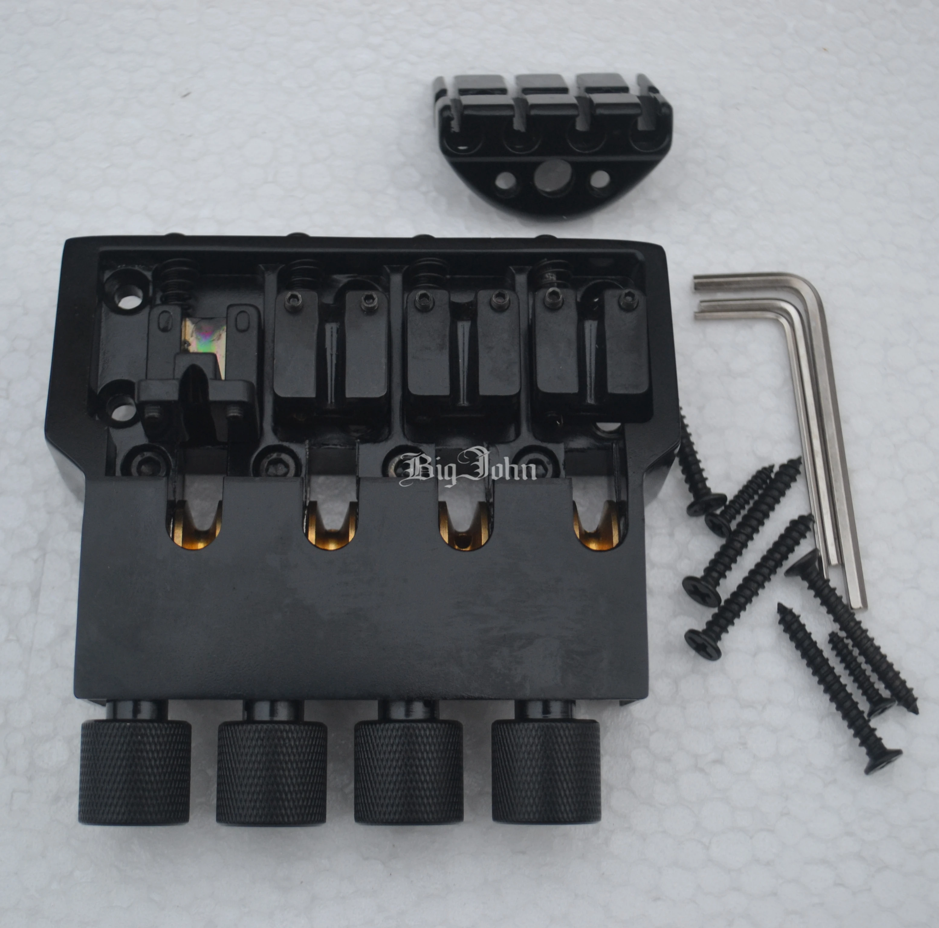 Новые 4 струны Безголовый электрический бас гитара бидж и блокировка гайка