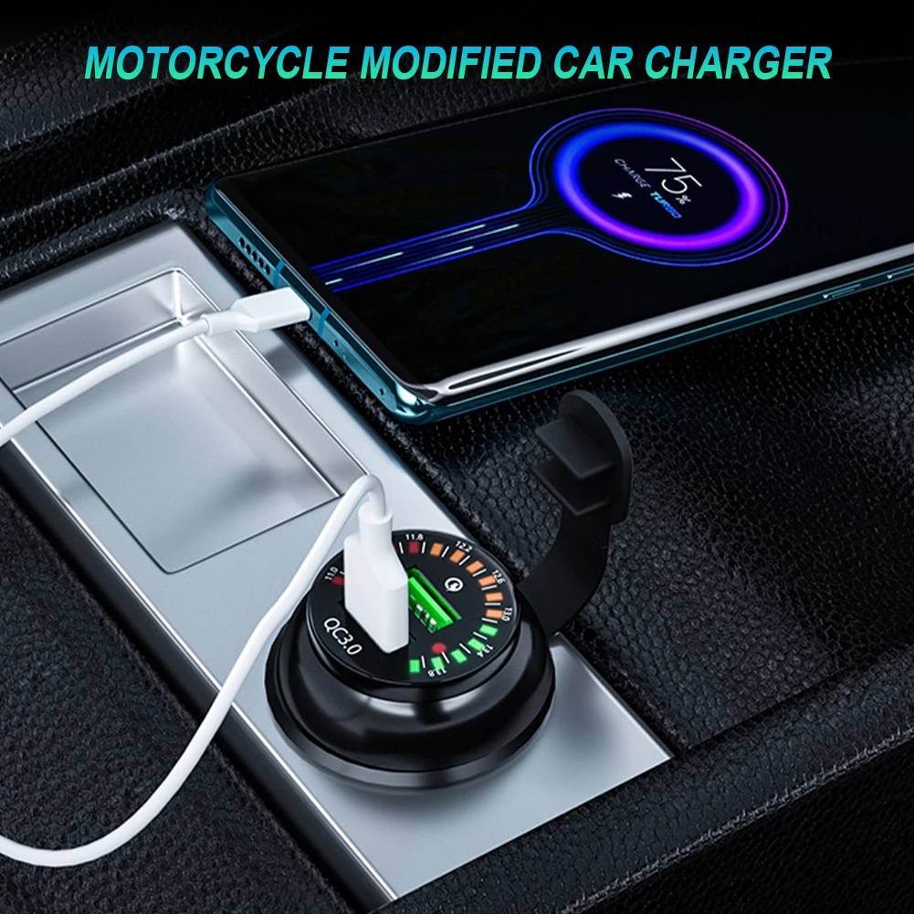 

Car Charger Quick Charge 4.0 3.0 USB Phone Charger forHuawei SCP QC4.0 QC3.0 Type C PD Fast Charging Charger in Car