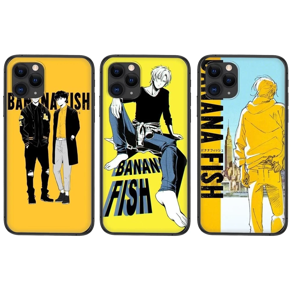Чехол для телефона с рисунком бананов рыб аниме Galaxy Note 20 10 9 8 Lite Pro Ultra M51 M31 M30S A10 A10S A8