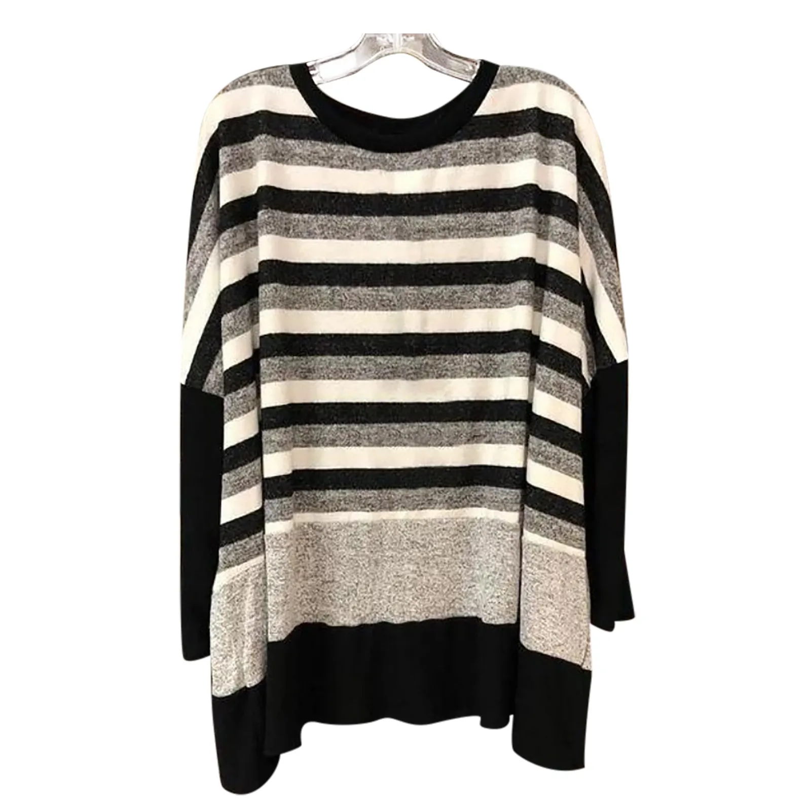 

New 2021 Ladies Clothes Autumnwinter Women's O-neck Pullover Long-sleeved Stitching Sweatershirt Top O-Neck Fashion Clothes#Q