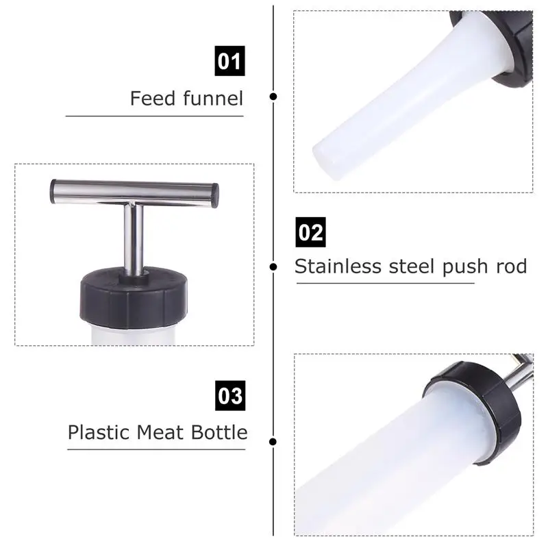 

1 set of Sausage Stuffer Home Manual Sausage Filling Machine Sausage Filler