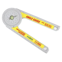 miter saw protractor angle finder with high precision rectangular horizontal bubble level for miter angle on carpentry