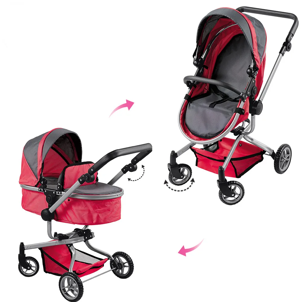Многофункциональный кукольный набор в коляску Детские ролевые игры игрушки для