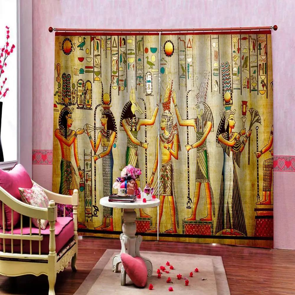 Фото Индивидуальные 3d богемные занавески для душа гостиной спальни Затемненные