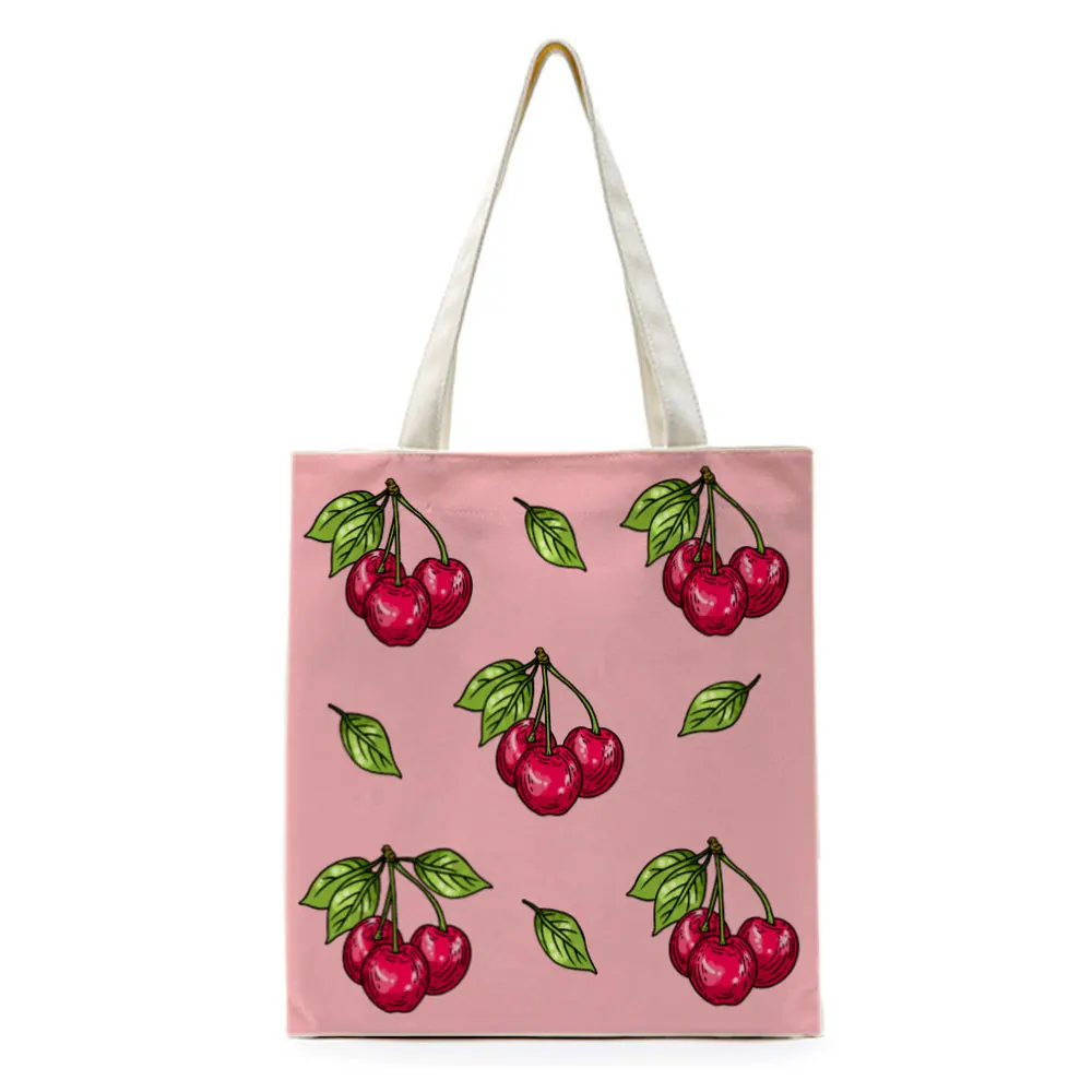 Original Blueberry fruits custom canvas tote shopping advertising gifts logo cute women handabg market bag eco kawai girls | Багаж и сумки