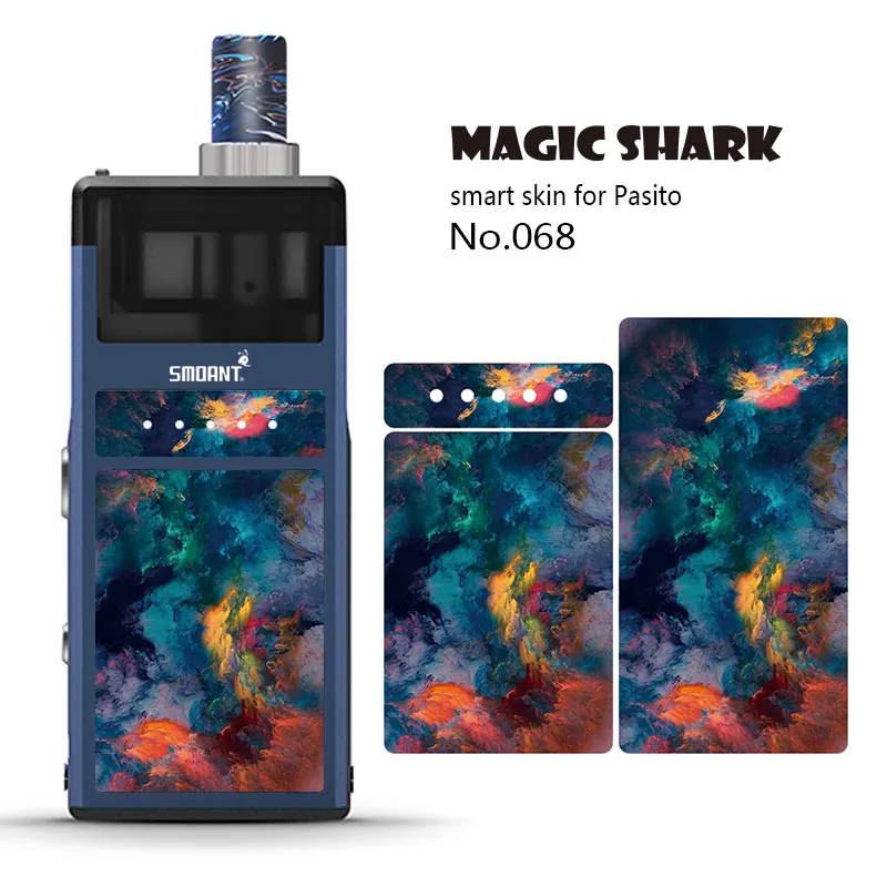 Цветной Чехол-наклейка Magic Shark для Smoant Pasito 066-075 пленка печати на полу с