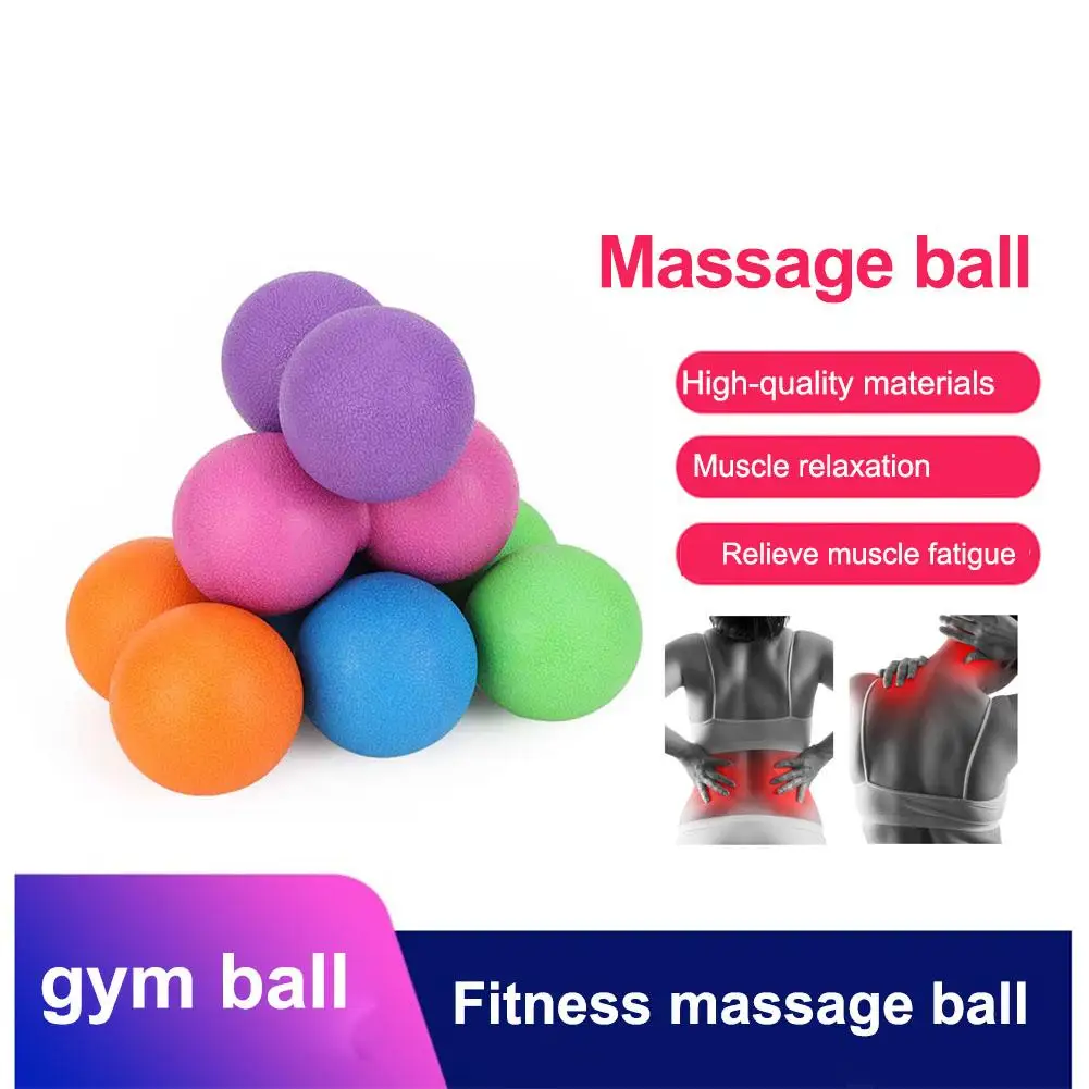

1pc Yoga Massage Ball Fascia Ball Fitness Massage Ball For Deep Muscle Relaxation And Acupressure Massage Yoga Supplies