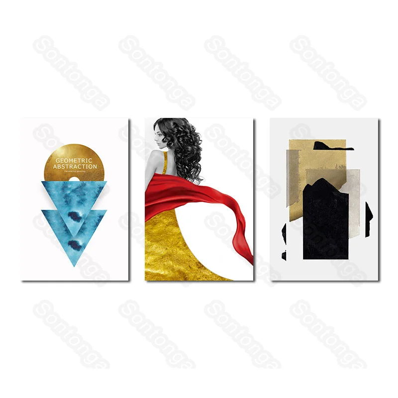 

Abstract Art Poster Dormitory Poster Sofa Background Wall Decoration 3D Stereo Wall Stickers Bedroom Wallpaper