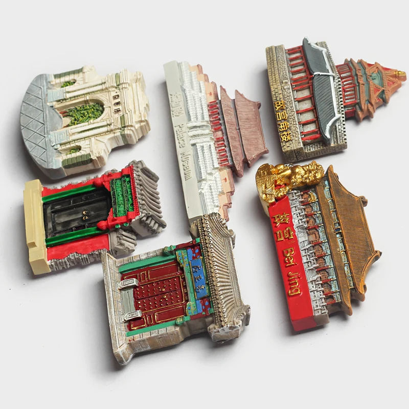 Туристический магнит стерео смола храм небеса Великая стена запрещенный город